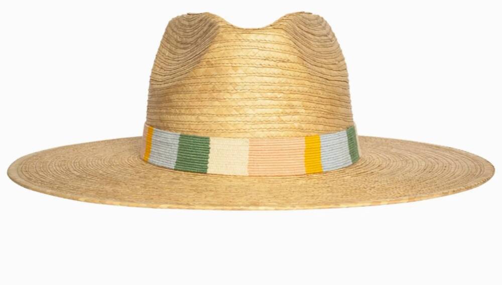 NEW SUNSHINE TIENDA women's clara palm hat in beige